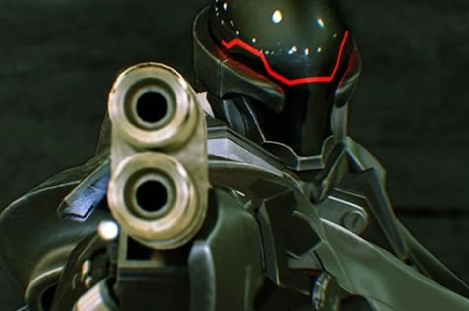 An armoured figure from Blader, Blast, on which Katie Peabody was associate producer
