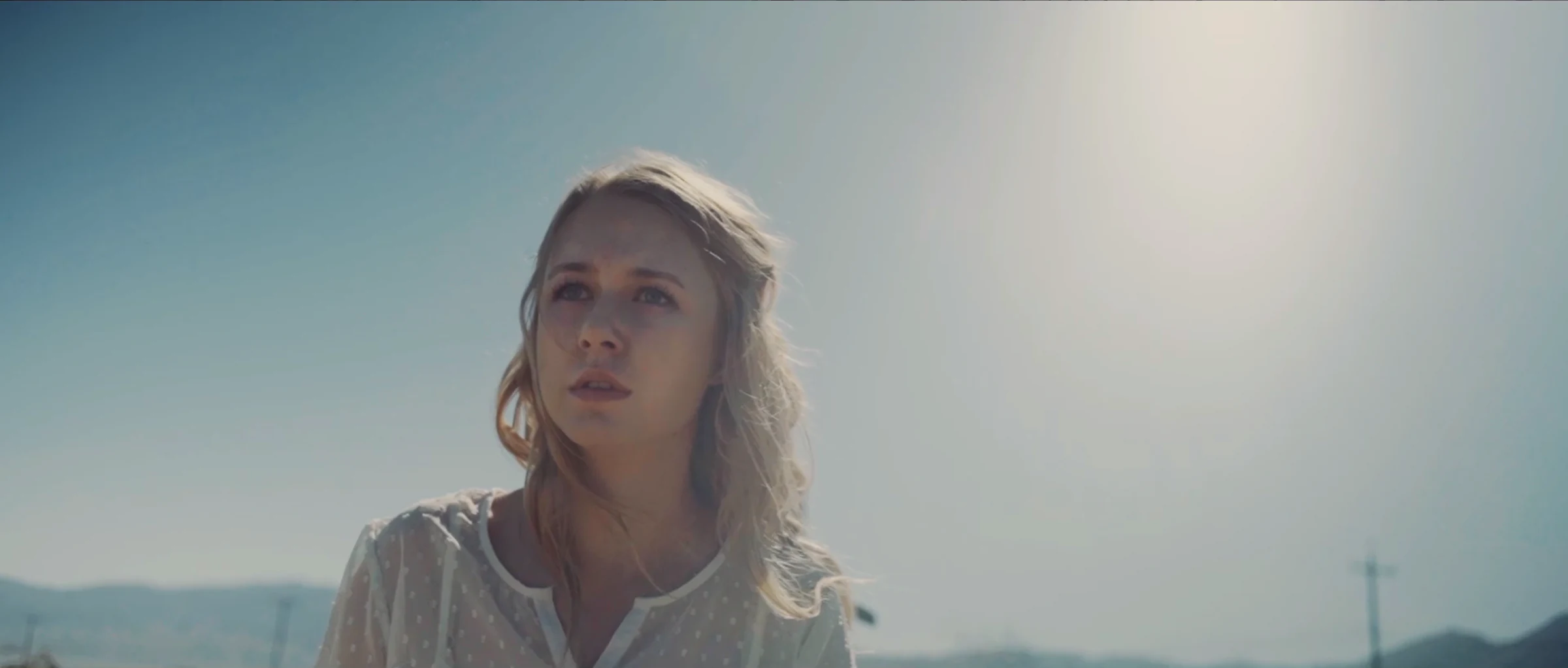 Katie Peabody in the music video for Evermore by Harp Samuels