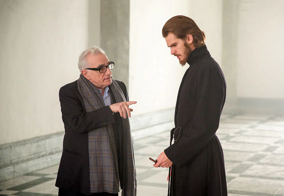 Martin Scorsese on set in The Making of Silence, NHK Japan, on which Katie Peabody was associate producer